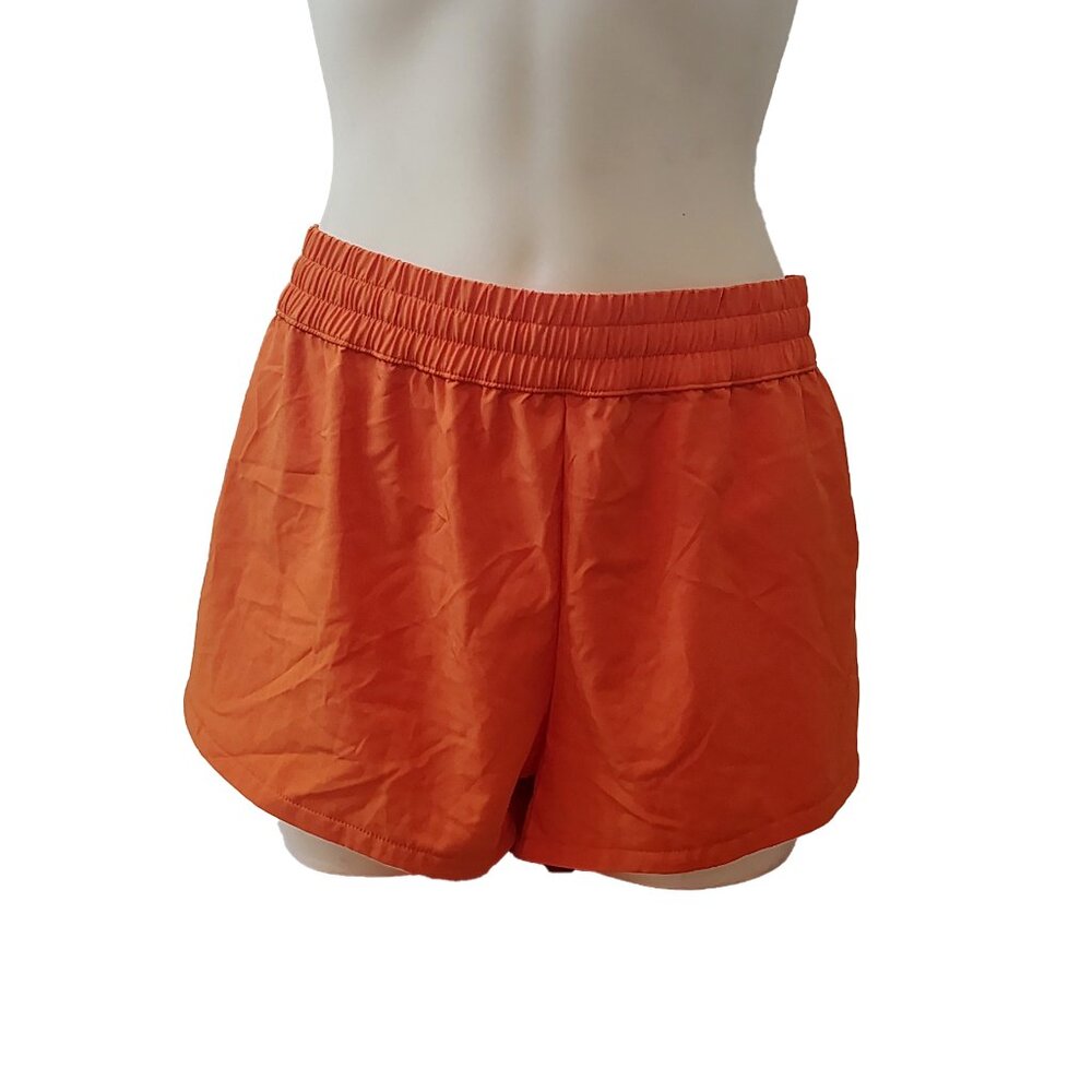 DSG Women's Orange 3" Mid Rise Stride Run Short